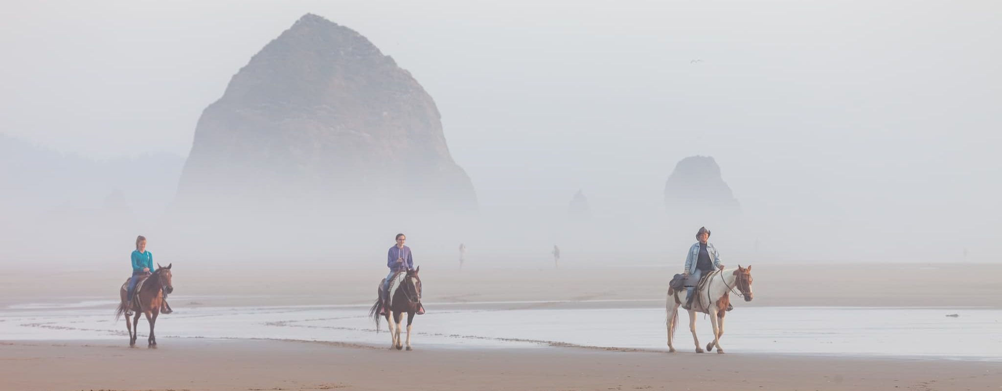 Take a horse ride on the Oregon coast